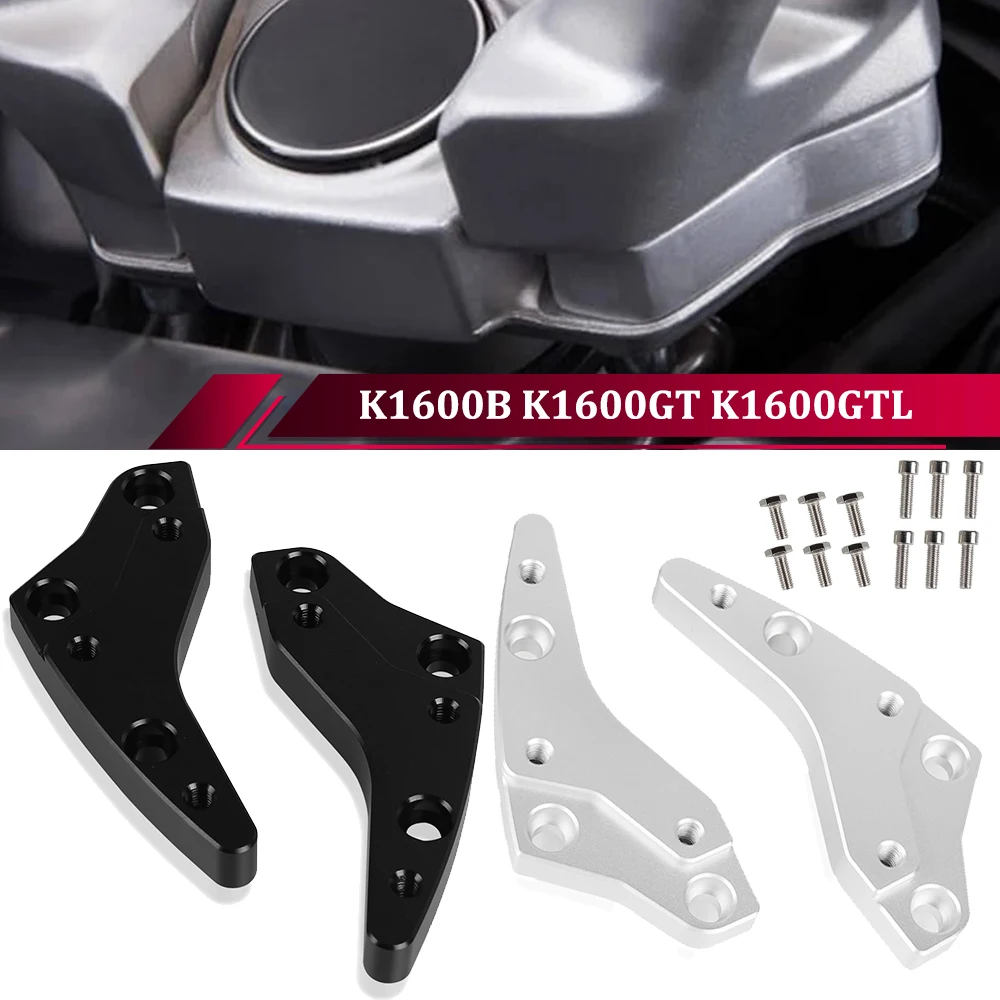 

For BMW K1600B K1600GT K1600GTL Handlebar Risers Bar Clamp Cover K 1600 B GT GTL Motorcycle Accessories Bar Mount Adapter