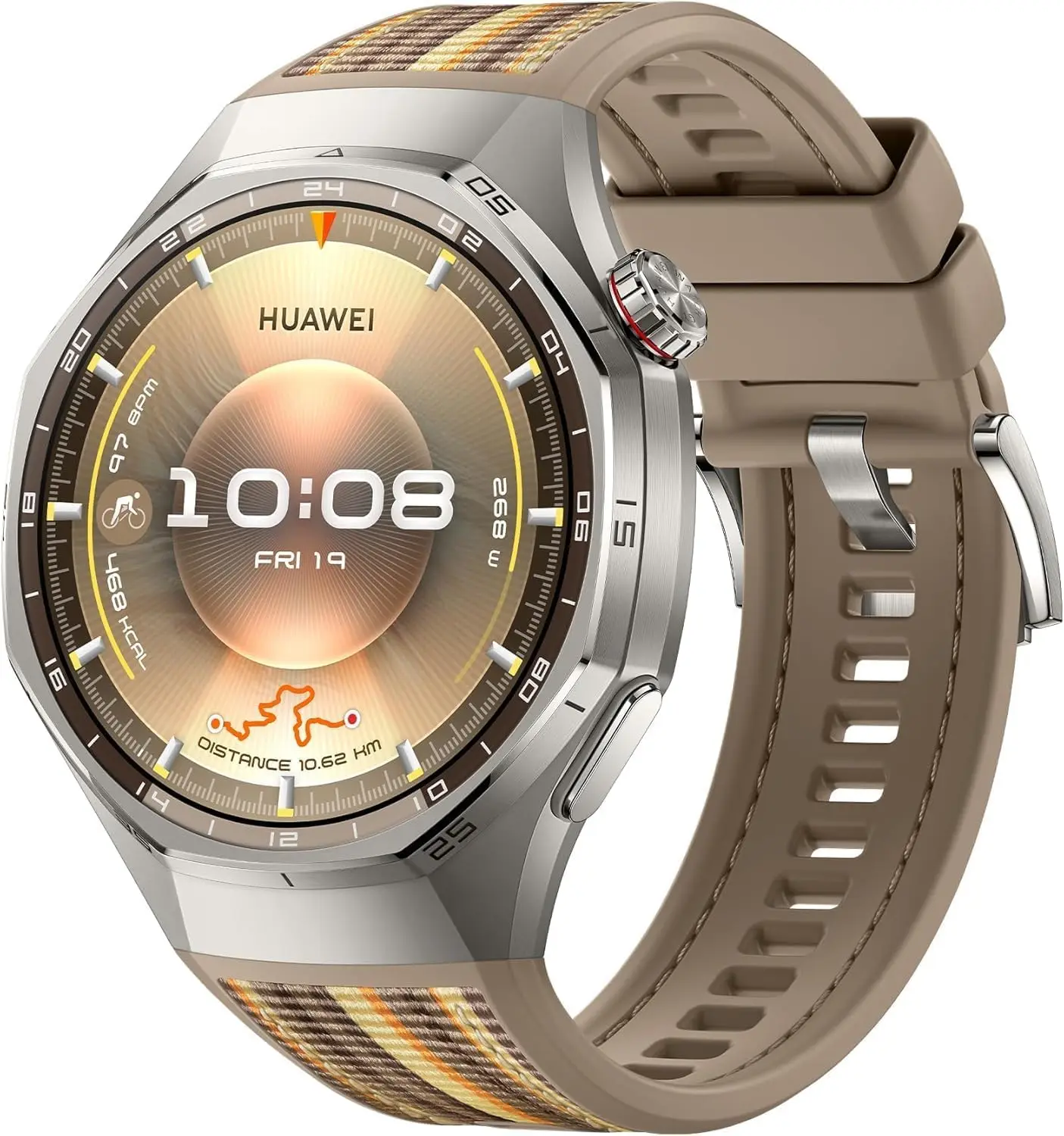 HUAWEI WATCH GT 6 Pro GPS Smart Watch 46mm, Pro Cycling Mode, Fitness Watch, Heart Rate Monitor, Fitness Tracker, Running Watch, Step Counter, 21-Day Battery, AMOLED, Titanium, iOS & Android, view 8