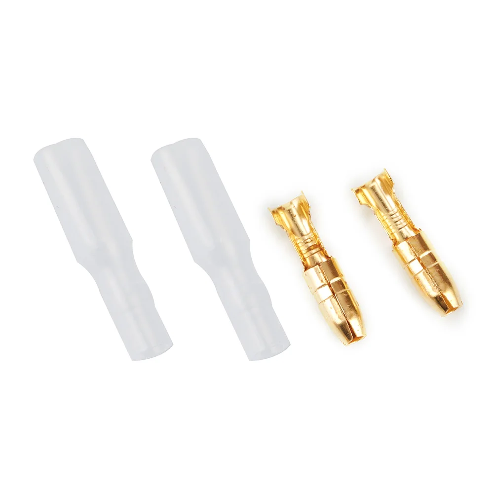 200Pcs/set Male Female Connector 3.9-4.0mm Terminals Socket Insulator Sleeve Cover Enhance Safety For 1.0 Mm To 2.5 Mm Cable Wir