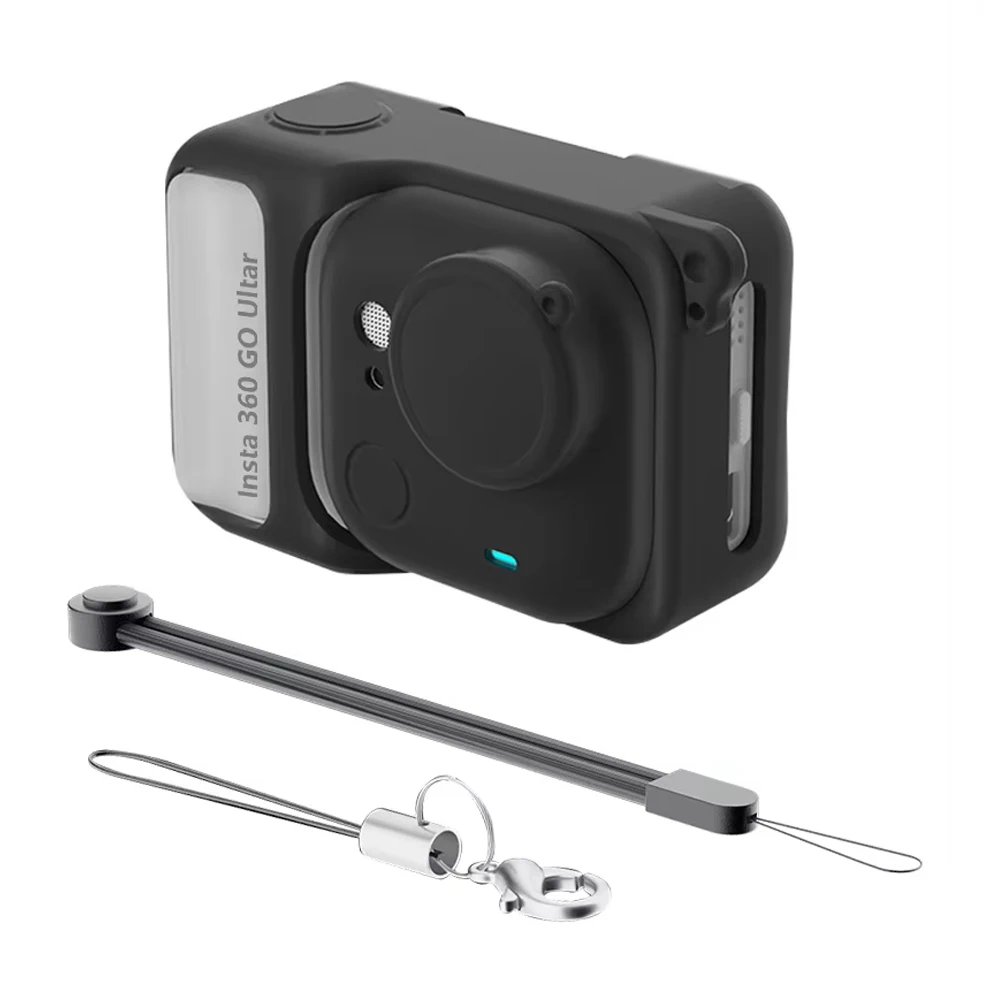 

For Insta360 GO Ultra Camera Accessories Soft Silicone Rubber Protector Case Cap Cover Skin
