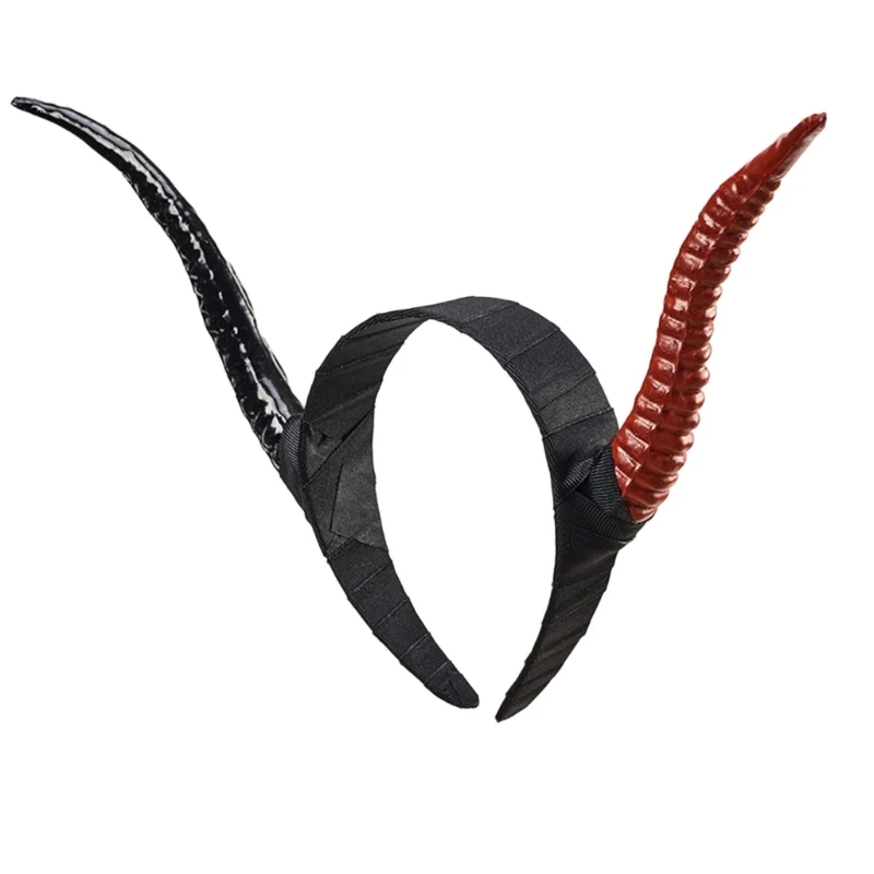 

Elegant Resin Horn Headband For Women Girls Lightweight Comfortable Hair Accessory For Daily Use And Parties Y08E