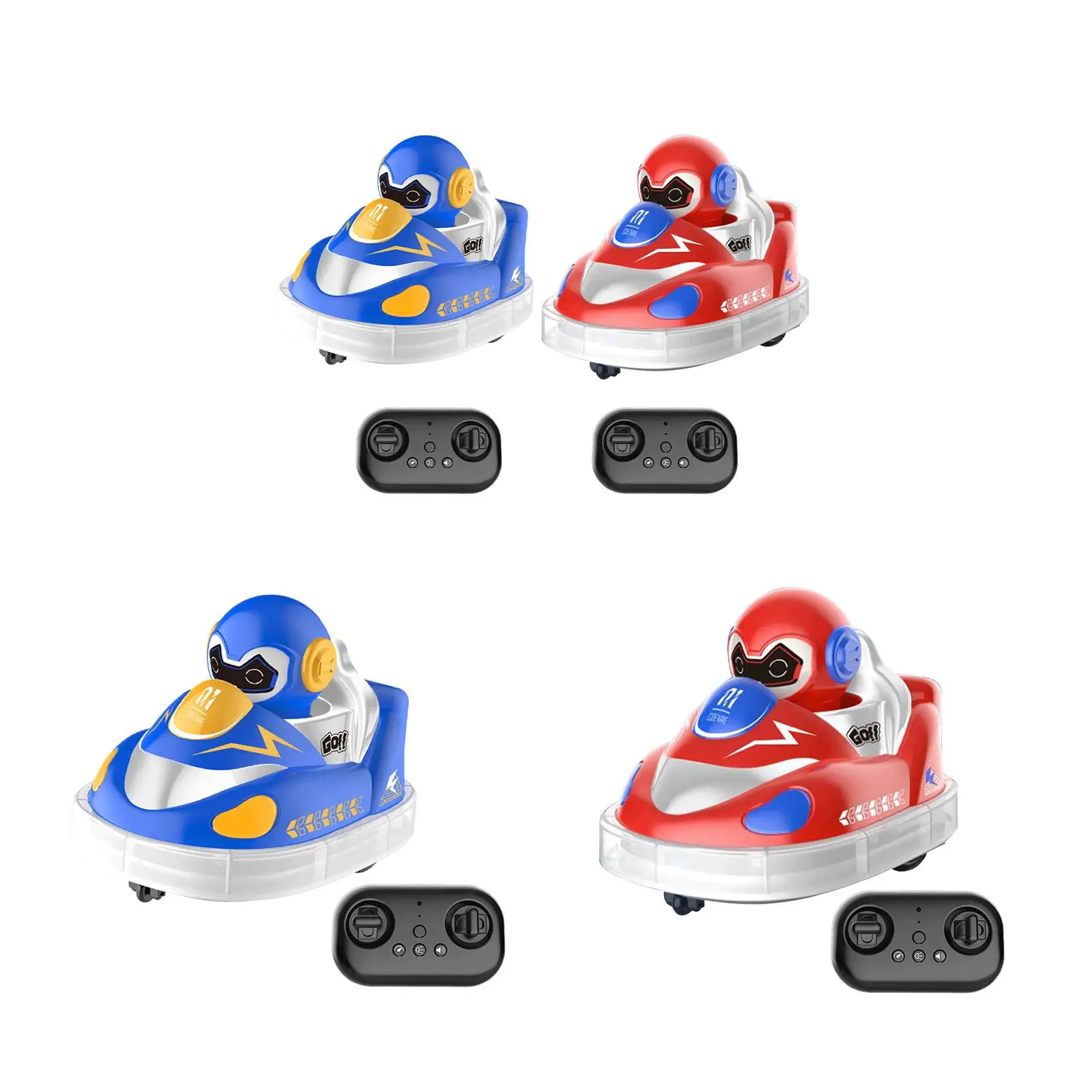 RC Bumper Car Parent Child Interactive Creative Gifts Party Favor Kids RC Cartoon Car for Teens Adults Kids Children Holiday