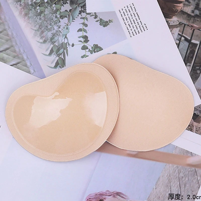 Self-adhesive Silicone Bra Women's for TRIANGLE Heart Shaped Chest Pad Inserts Lift Breast Pads Girl Push Up Sticky Bra