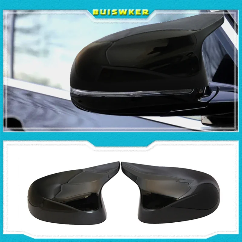 

High Quality Painted Car for BMW F15 X5 2014-2018 M Style Rearview Mirror Cover Caps Glossy Black Replacement