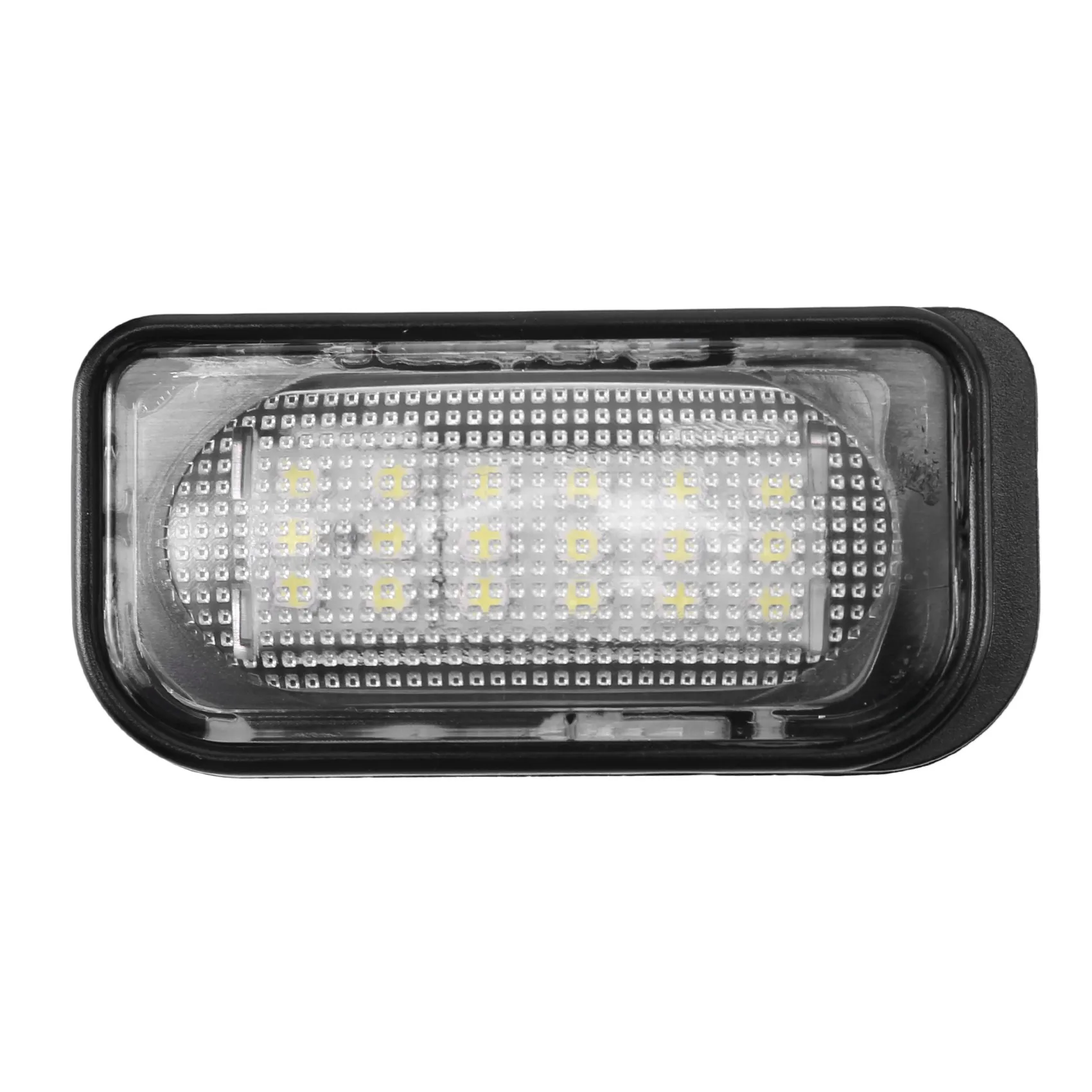 Reliable-2Pcs White Led License Plate Light for Mercedes Benz W203 Car Number Plate Lamp for Benz W203 4D 2001-2007