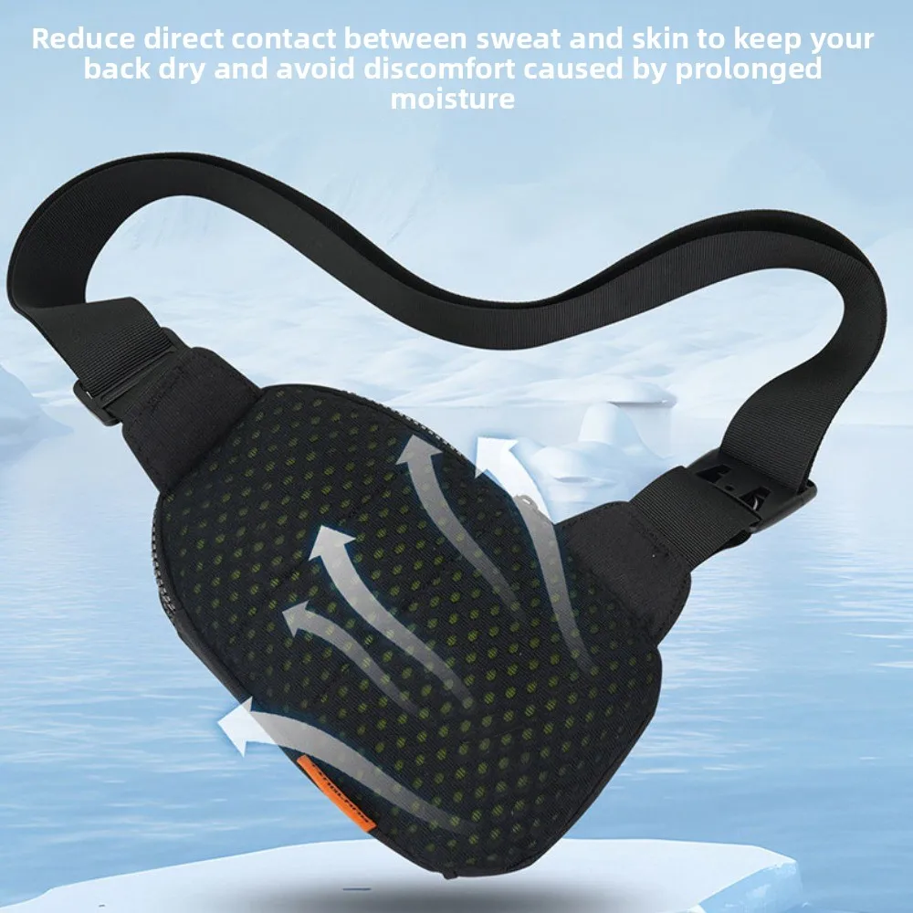 

Solid Color Mobile Sports Chest Bag Chest Pack Storage Mobile Shoulder Bag Waterproof Leisure Sports Shoulder Crossbody Bag