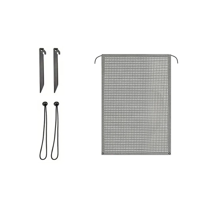 RV Awning Sun Shade Screen View Blocker Front Panel Caravan Sunshade Front Gear Sunshade Net With Keder Rubber Strip 100x190cm