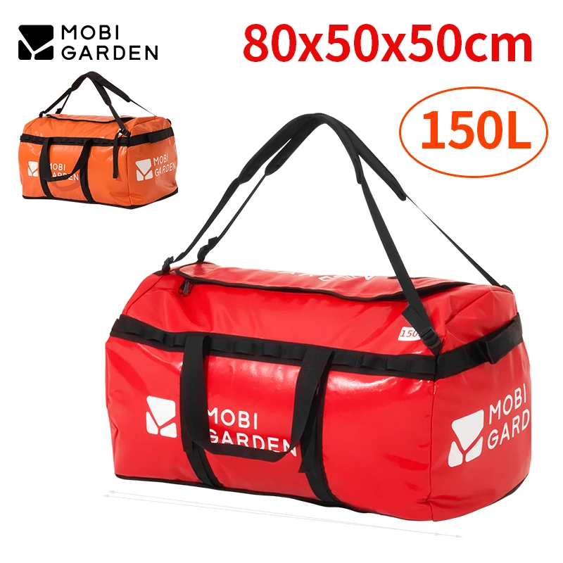 

MOBI GARDEN 150L Waterproof Dry Bag for Camping Outdoor Travel Swimming Motorcycle Trekking Bag Gym Luggage Shoulder Backpack