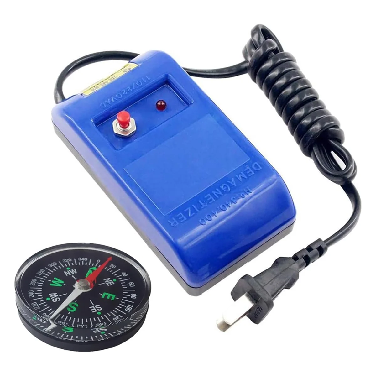 

A79G Размагничиватель для ремонта механических часов, размагничиватель часов с компасом для ежедневного обслуживания, размагничивание, вилка стандарта США