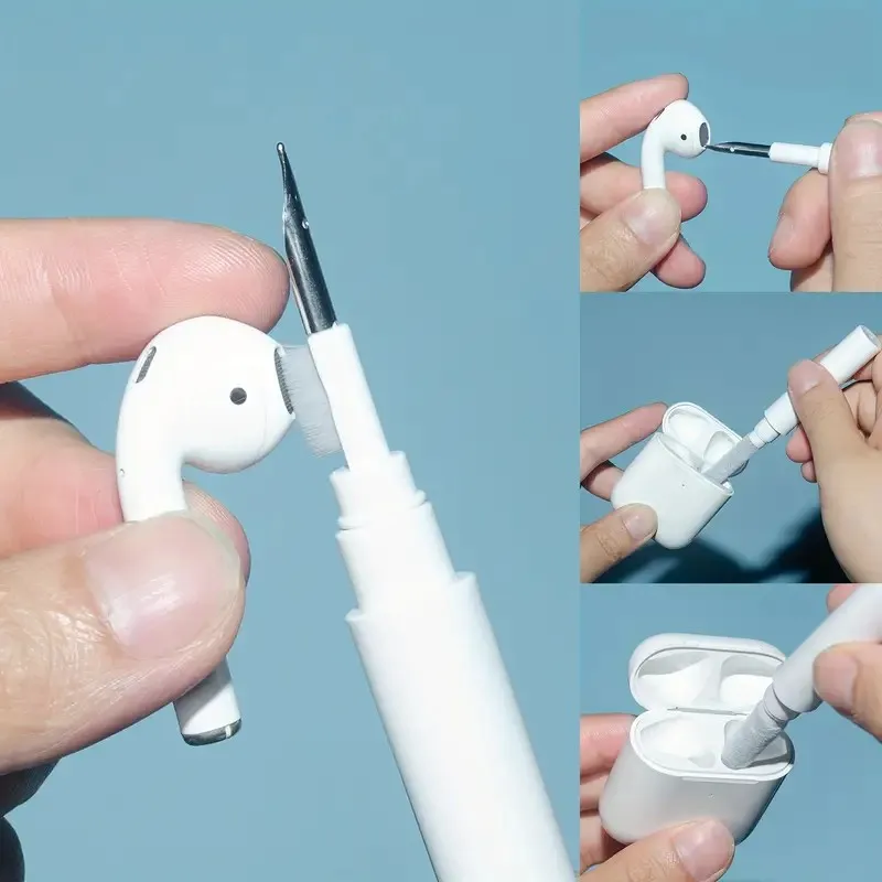 Mobile Speaker Cleaning Pen, Laptop Screen Keyboard Earplug Cleaning Kit, Multifunctional Airpods Cleaning Brush Tool, Portable