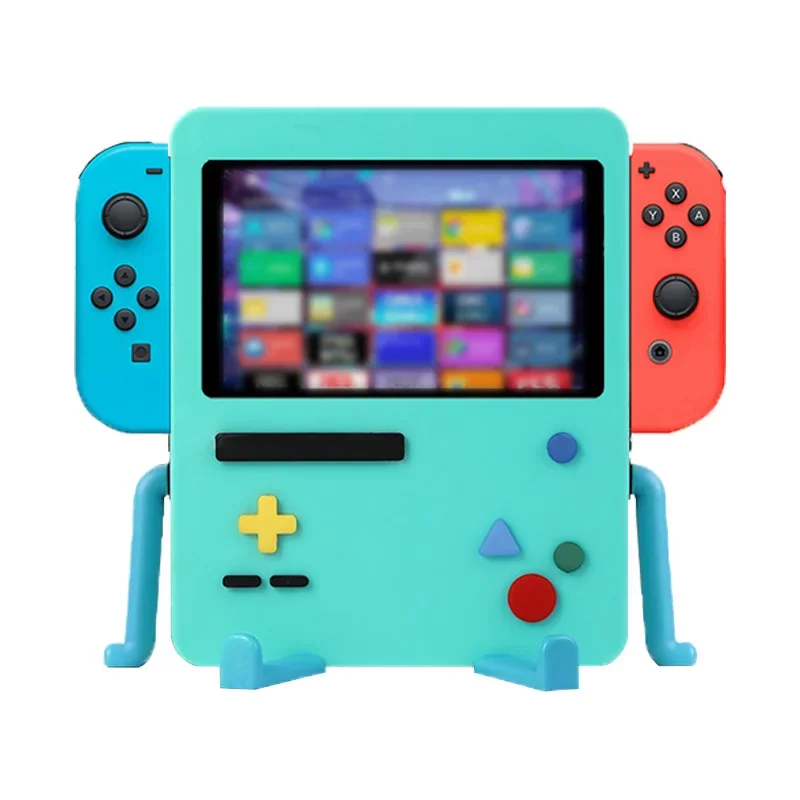 

Силиконовая стойка для хранения для Nintendo Switch, Портативная подставка, держатели, милые Мультяшные разноцветные аксессуары для консоли Ns