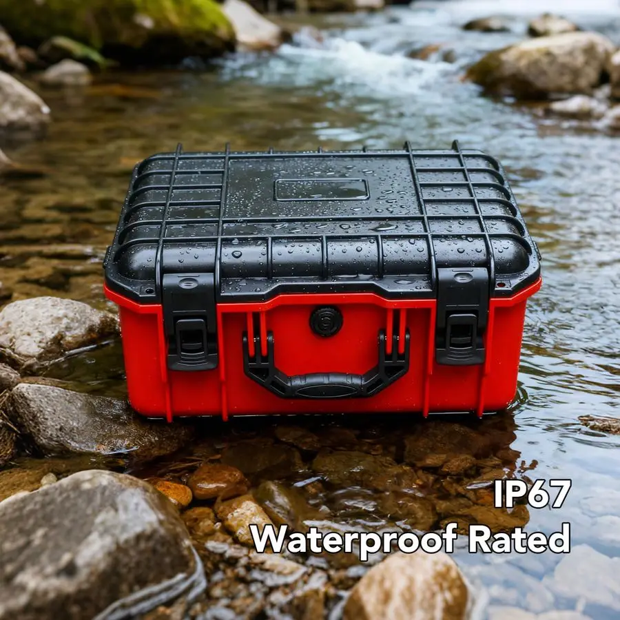 Compressor Case for Milwaukee Inflator,Waterproof Hard Case for Milwaukee M18 Inflator 284820, Air Compressor Storage Box Compat