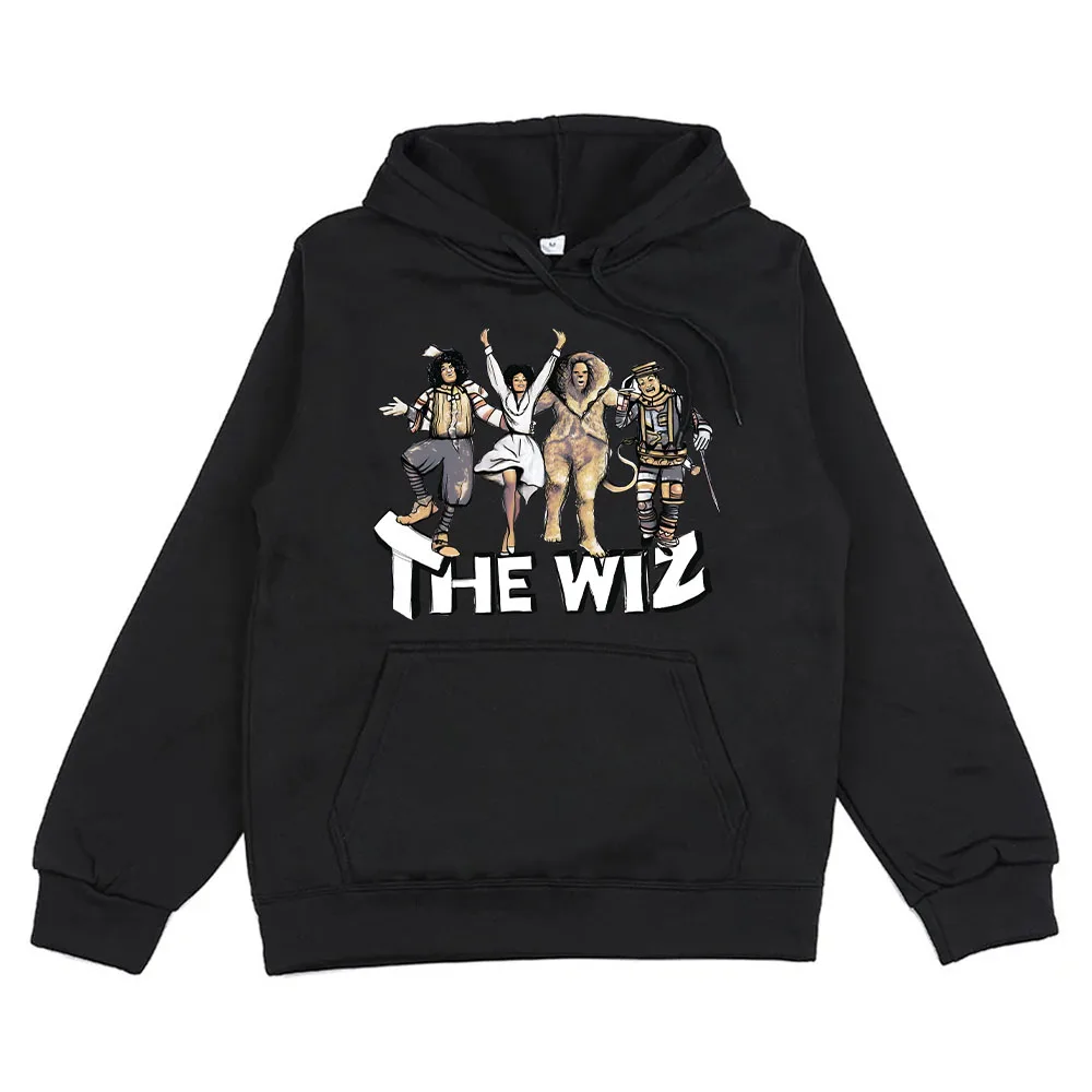 

The Wiz Hoodies For Autumn Printed Hoodie Sweatshirts Long Sleeve Vintage Clothing Moletom Feminino Comfortable Women Hoody