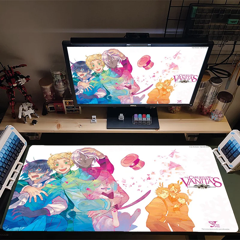 

Mouse Pad The Case Study Of Vanitas Large Gamer XL Keyboard Desk Mouse Mat Carpet Rubber Tapis Anime Gaming Notbook For CSGO LOL