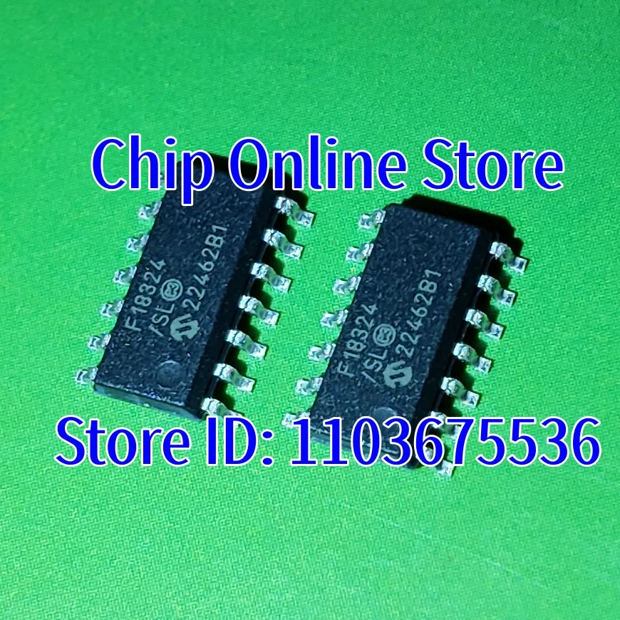 5~100pcs  PIC16F18324-I/SL  PIC16F18324T-I/SL  PIC16F18324  SOIC14  New Original  8 Bit Microcontroller MCU