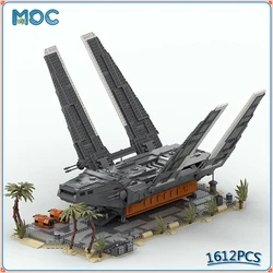 SW Movie Series UCS Zeta Class Cargo Shuttle Star Tours ISD Monarch Set Imperial Star Destroyer Building Blocks Brick Toys Gifts