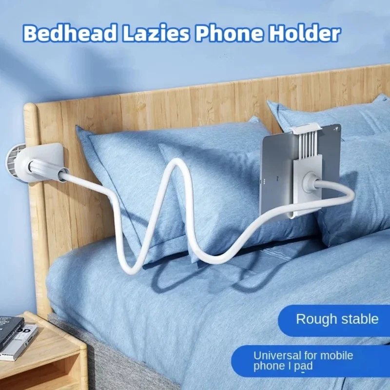 Schwanenhals-Tablet-Ständer für Bett, drehbarer Telefonhalter für 4–12,9 Zoll, Lazy Flexible Long Arm Universal-Halterung für iPad Samsung