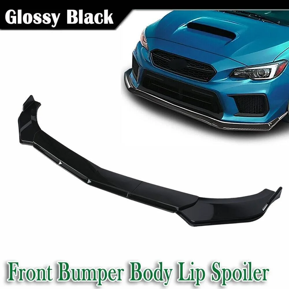 

For Acura TLX 2015-2023 Gloss Black Style Front Bumper Lip Chin Spoiler Body Kit United States