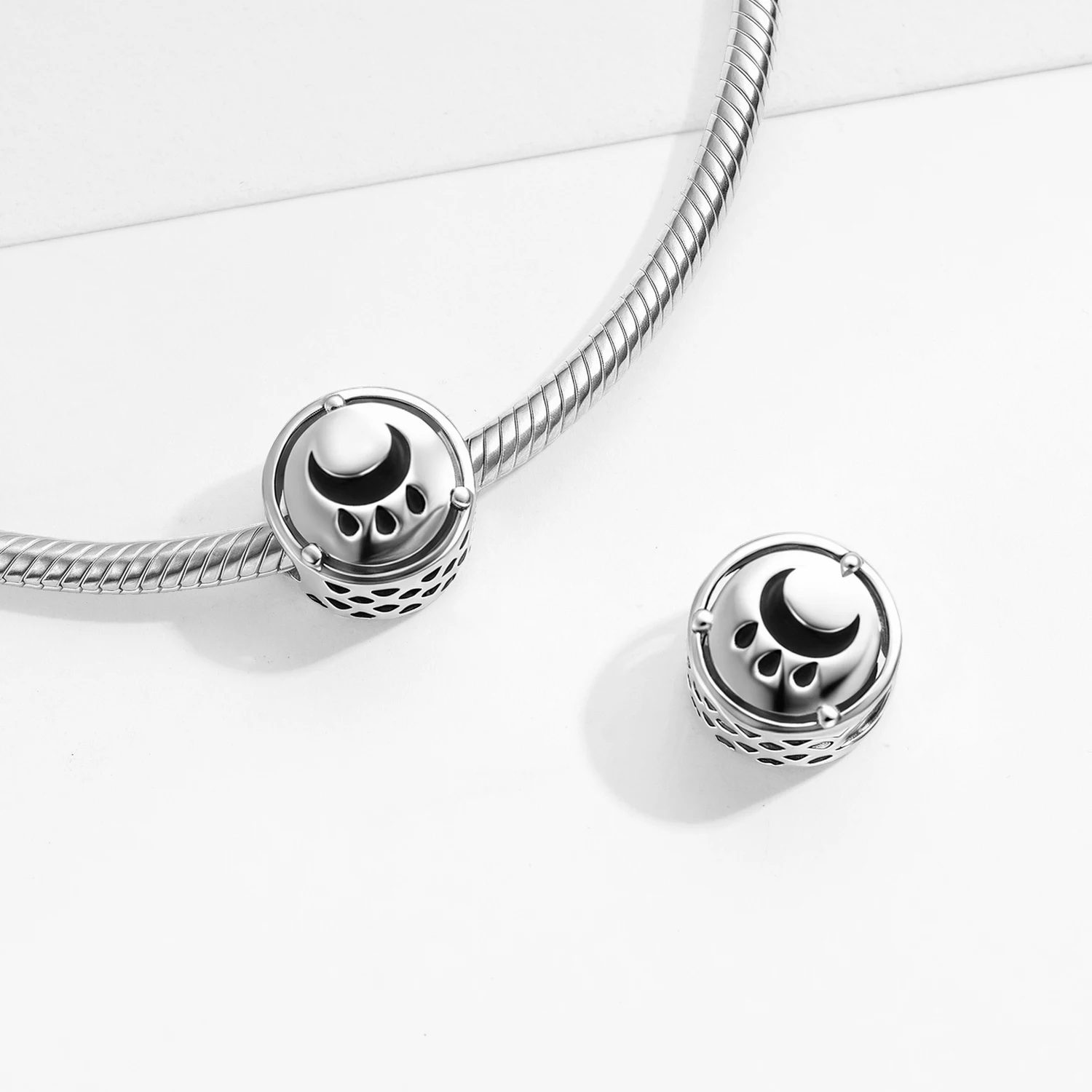 

Катана, лунные капли, вода, стерлинговое серебро 925, религиозные символы, очаровательные бусины, ювелирные изделия, подарок, подходят для оригинального браслета, ювелирные изделия своими руками, катайка