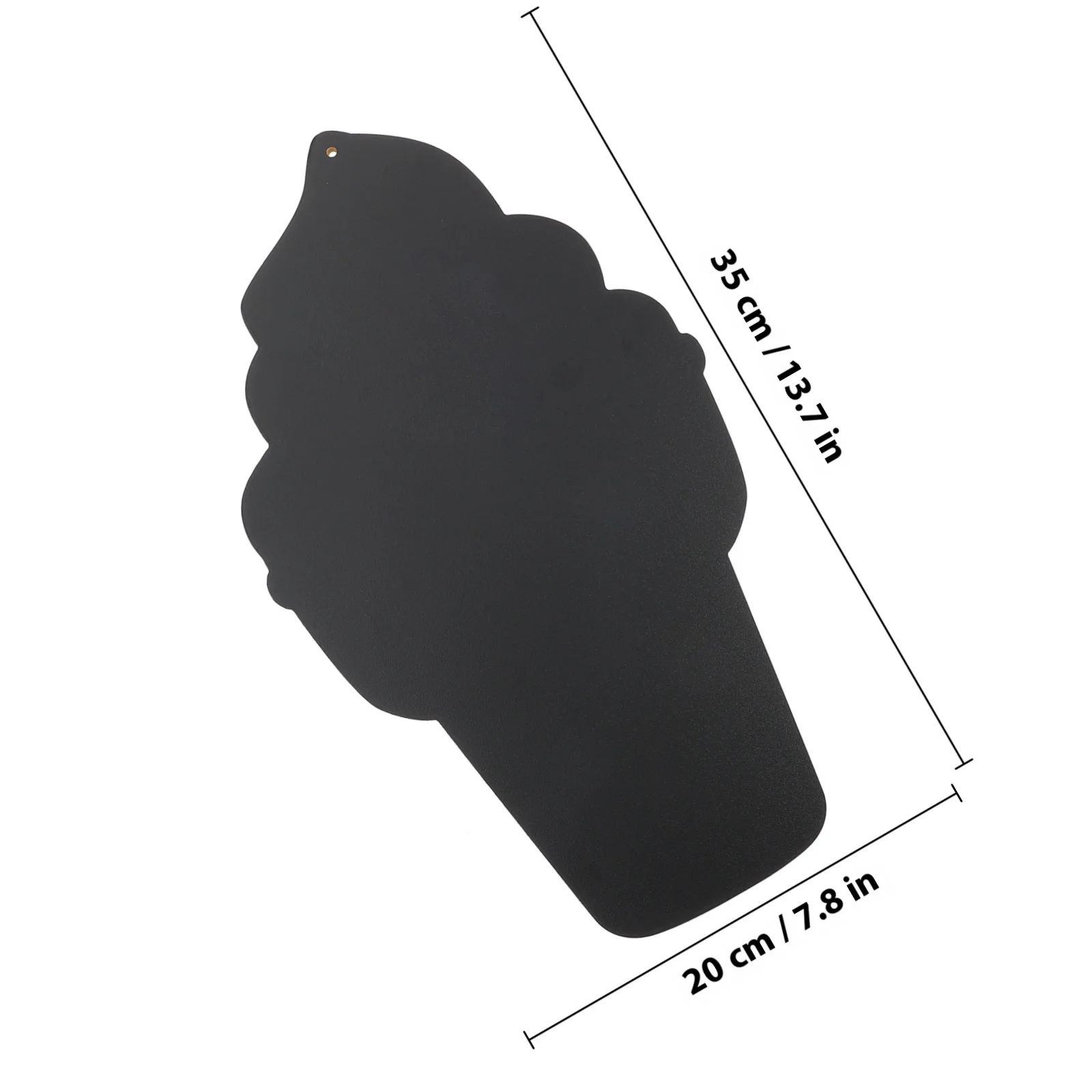 Hanging Chalkboard Ice Cream Shape Wooden Message Board For Party Decor Display Chalkboards Blackboard Decoration