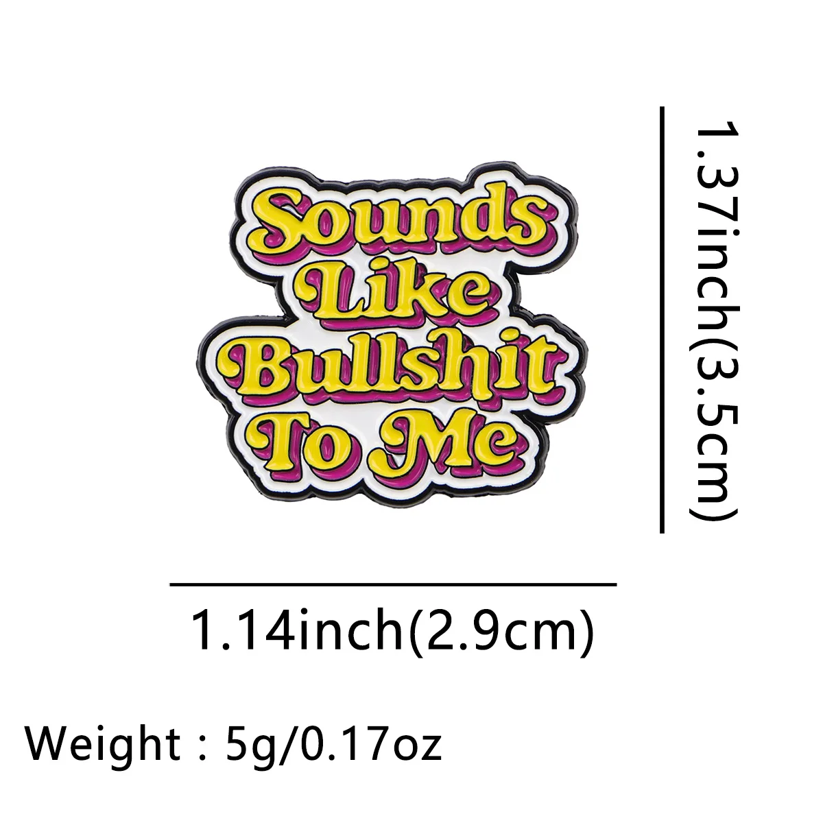 الكبار الفكاهة يقتبس المينا دبوس الأصوات مثل دبابيس التلبيب شارة بدبابيس الملابس والاكسسوارات روح الدعابة مجوهرات أصدقاء الهدايا