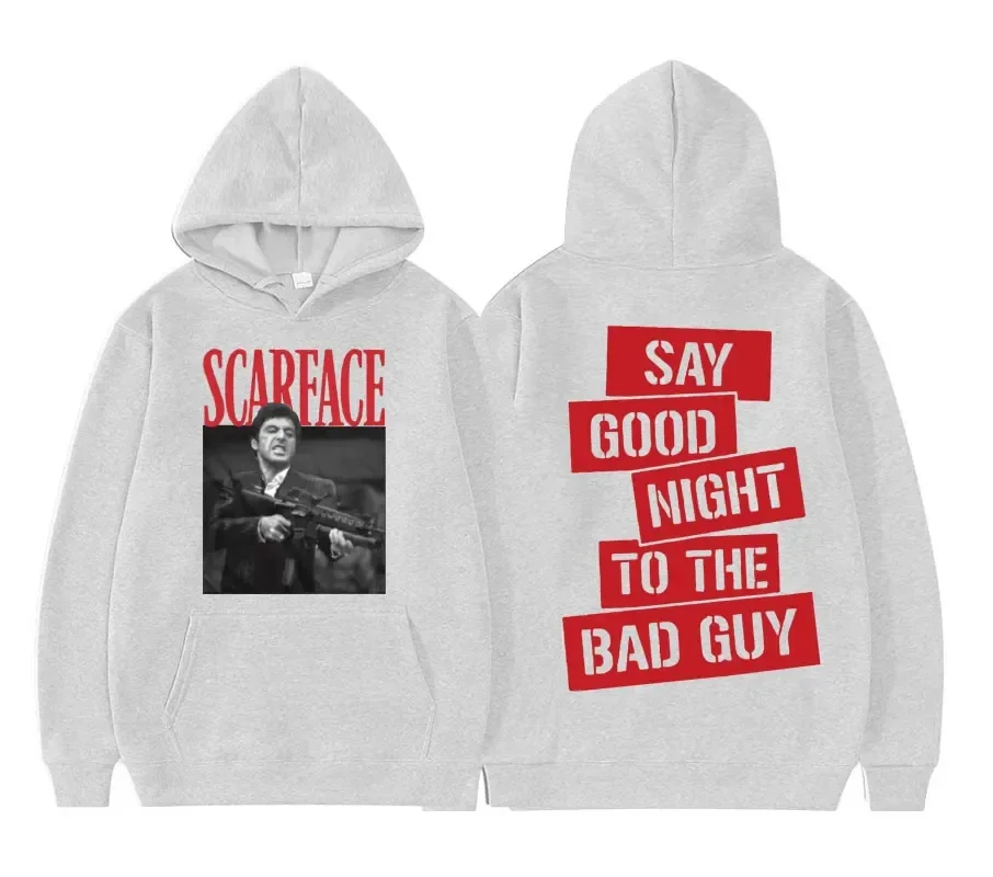 Scarface Hoodie Men Fashion Hoodie Kids Hip Hop Hoodie Men\'s Clothing Oversized Hoodie Boy Coats Unisex Sweatshirt Tony Montana