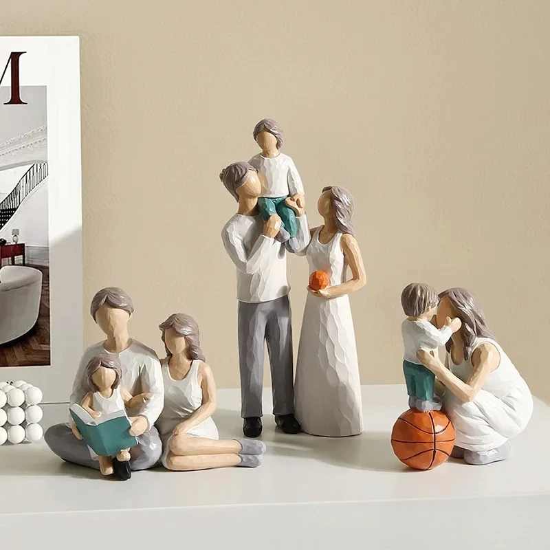 Figure Tabletop Decoration Living Room Home Room Decoration Arts and Crafts Creative Wedding Gift