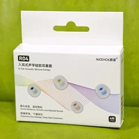 NICEHCK R04 - Almohadillas de Silicona para Auriculares con Aislamiento de Ruido, Accesorios para Auriculares IEM, Tallas SS/S/M/L para Dawn-X Rockies Daybreak Himalaya