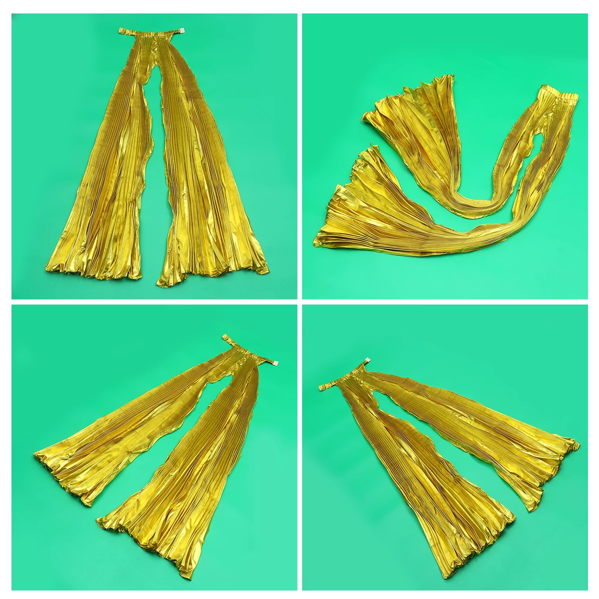 

1PC Belly Dance Wings Adult's Dance Props Clothing Professional Belly Dance Costume (Golden, Without Tube)