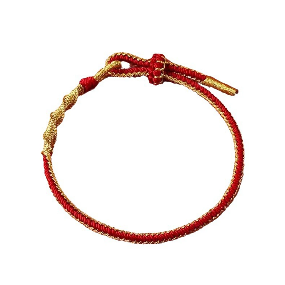 2024 Year of Dragon Red String Bracelet for Women Chinese Zodiac Animal Birth Year Charm Bracelet Handmade Red Rope Bracelet