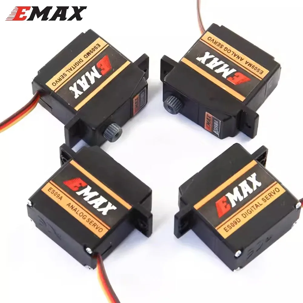 EMAX ES09MD 4.8-6V 2.6kg Dual-bearing Metal Gear Digital Servo With Futaba,JR Plug For Trex Align 450 Helicopter Airplane Parts - view 4