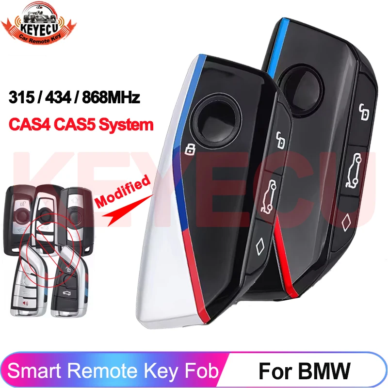 Smart 315/434/868 MHz Keyless Go Für BMW F Chassis 3 5 7 Serie X1 X3 X5 X6 X7 2011-2019 Modifizierte FEM BDC CAS4 CAS5 Schlüssel Fernbedienung