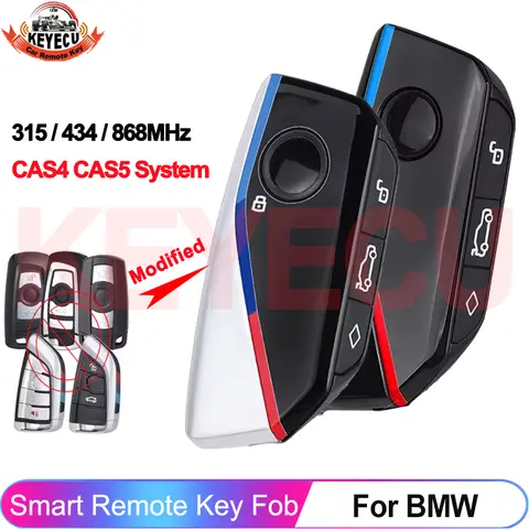 KEYECU FEM BDC CAS4 CAS5 System 315/434/868MHz Keyless Go For BMW F Chassis 3 5 7 Series X1 X3 X5 X6 X7 Modified Remote Car Key