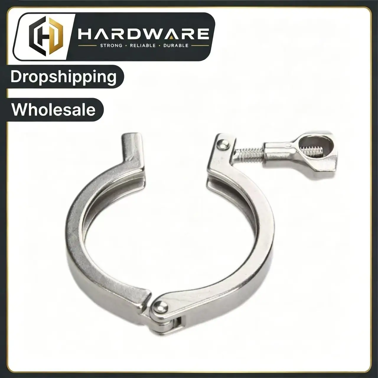Pipe clamp 1.5 2 2.5  Tri Clamp 50.5/64mm Ferrule 304 Stainless Steel Tri Clover Sanitary Fitting for home Brewing