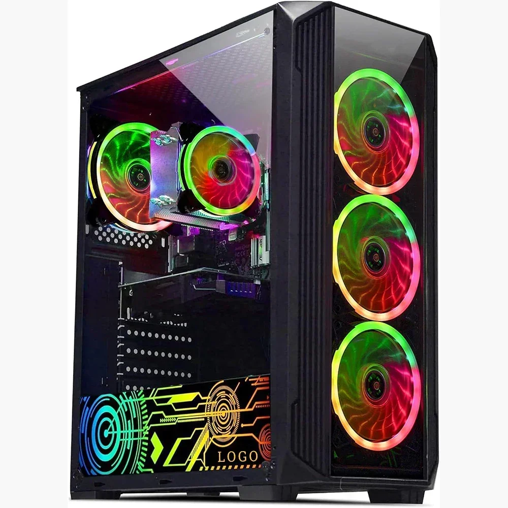 wholesale hot sale desktop Gaming PC computer for gamer set i7 i9 Processor GTX 1660S DDR4 RAM 1TB SSD RGB Fans WiFi  Wi10 Pro