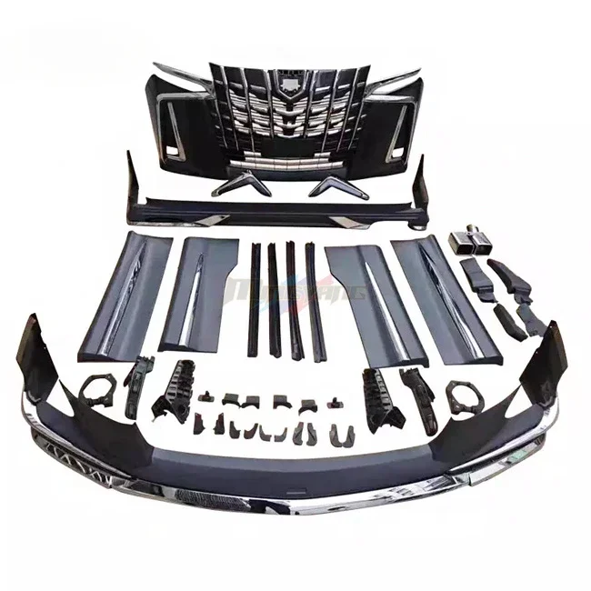 

NEW ARRIVED SC modellista facelifts BODY KIT PP MATERIAL BUMPER for TOYOTA ALPHARD Bodykit 2018-ON