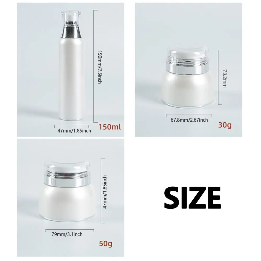 Fiolki Krem Puszki Wielokrotnego Użytku Słoiczki na Próbki Butelki Wielokrotnego Użytku Fiolki na Balsamy Butelki na Krem do Twarzy Słoiki Kosmetyczne Butelki z Pompką Próżniową