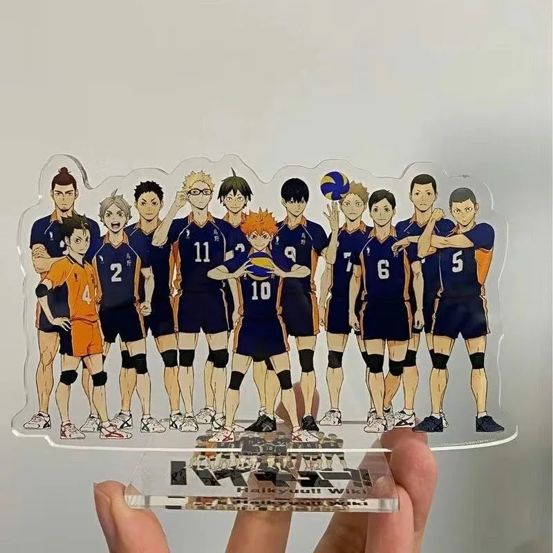 New Haikyu!! Animation Peripheral Signage Hinata Shoyang Acrylic Student Desk Decoration High-Looking Support Props Toys