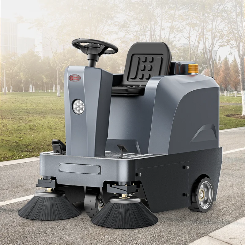 High Quality Cheap Electric Cleaning Car Sweeper Machine Ride On Road Sweeper