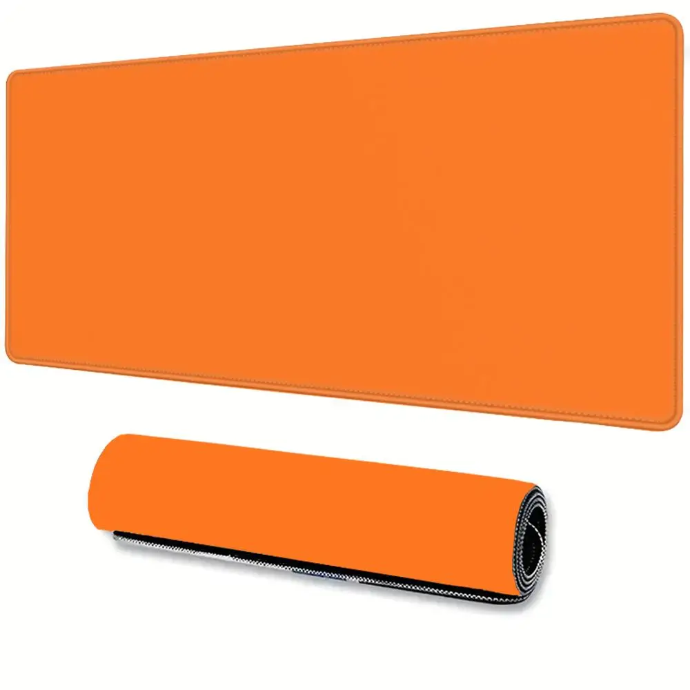New Fashion Classic Orange Mouse Pad Desk Mat Large Non-slip Anti-fray Keyboard Ergonomic Office Rubber PC Home Custom HYBXAXC