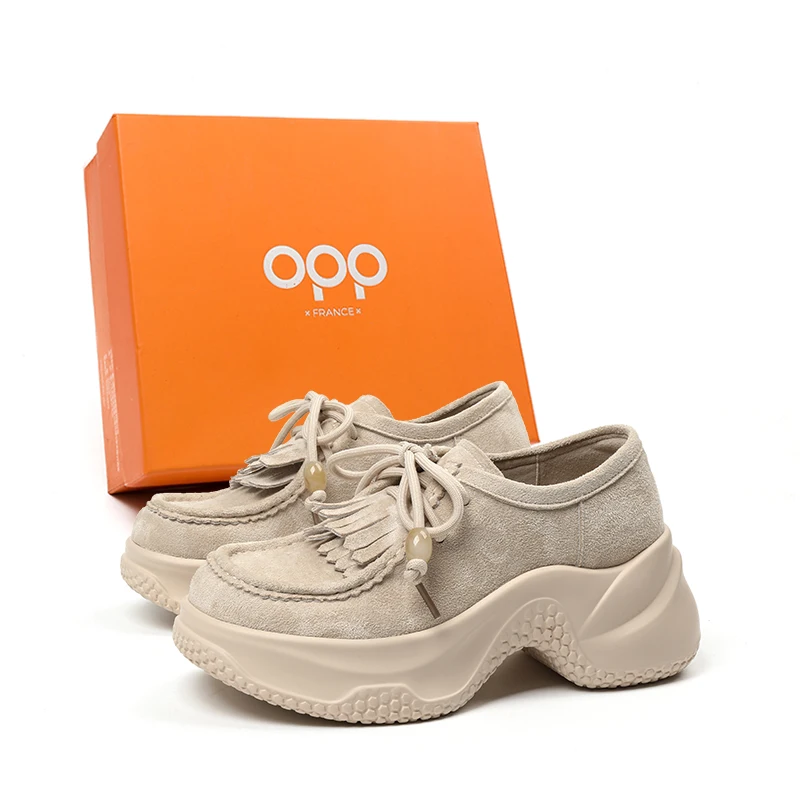 

OPP Women spring slip on Shoes High-end Casual Fashion boots Girl Luxury Designer boat Shoes Light