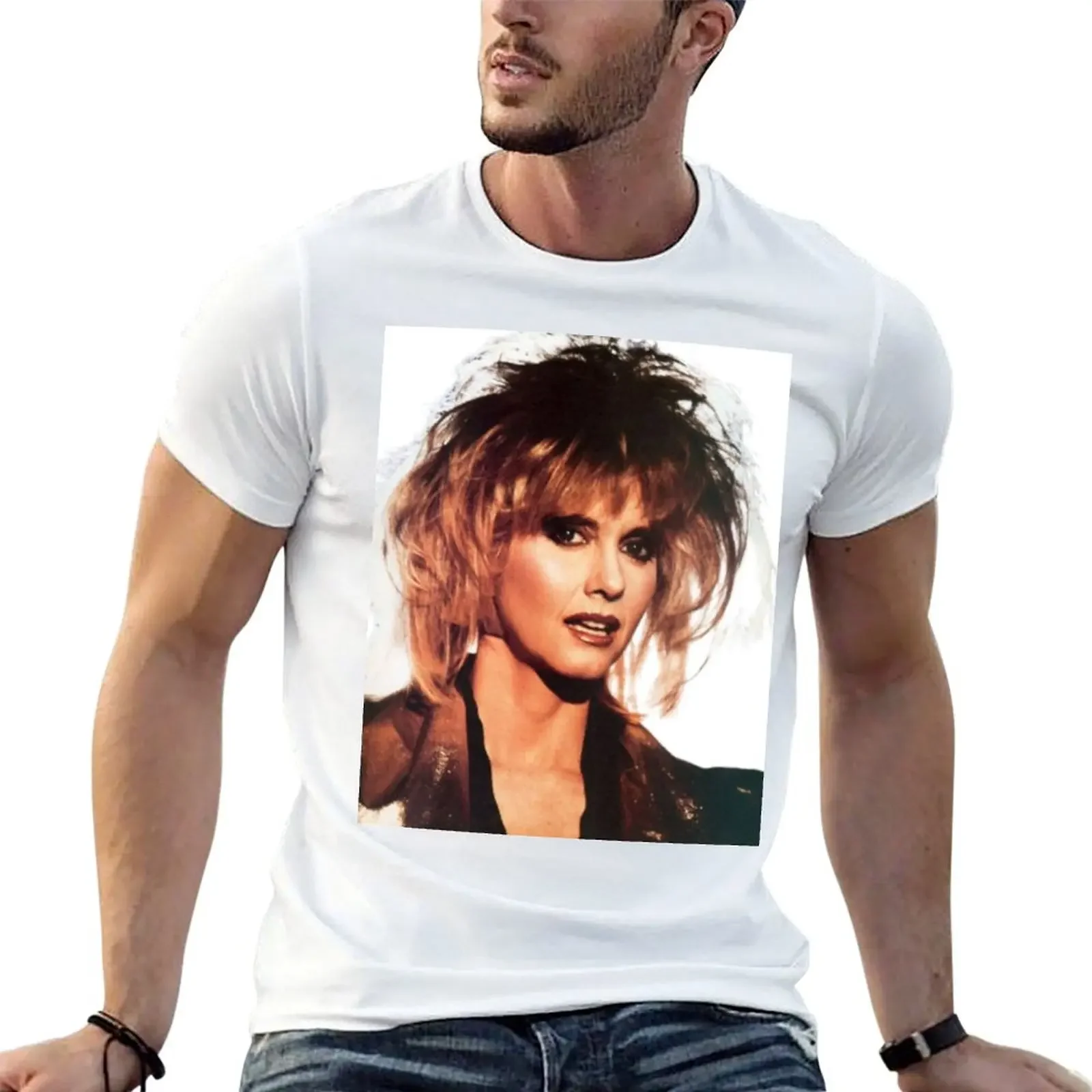 

Olivia Newton-John - I Honestly Love You Graphic T-Shirt plus sizes shirts graphic luxury clothes men