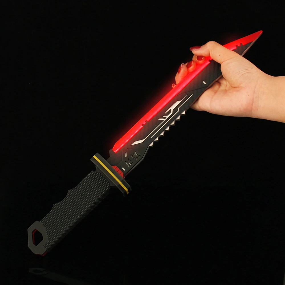 40 cm Naraka Bladepoint Waffe Hunter Blade Spiel Peripherie Lade Lumineszenz Acryl Modell Prop Ornament Handwerk Geschenk Spielzeug Jungen