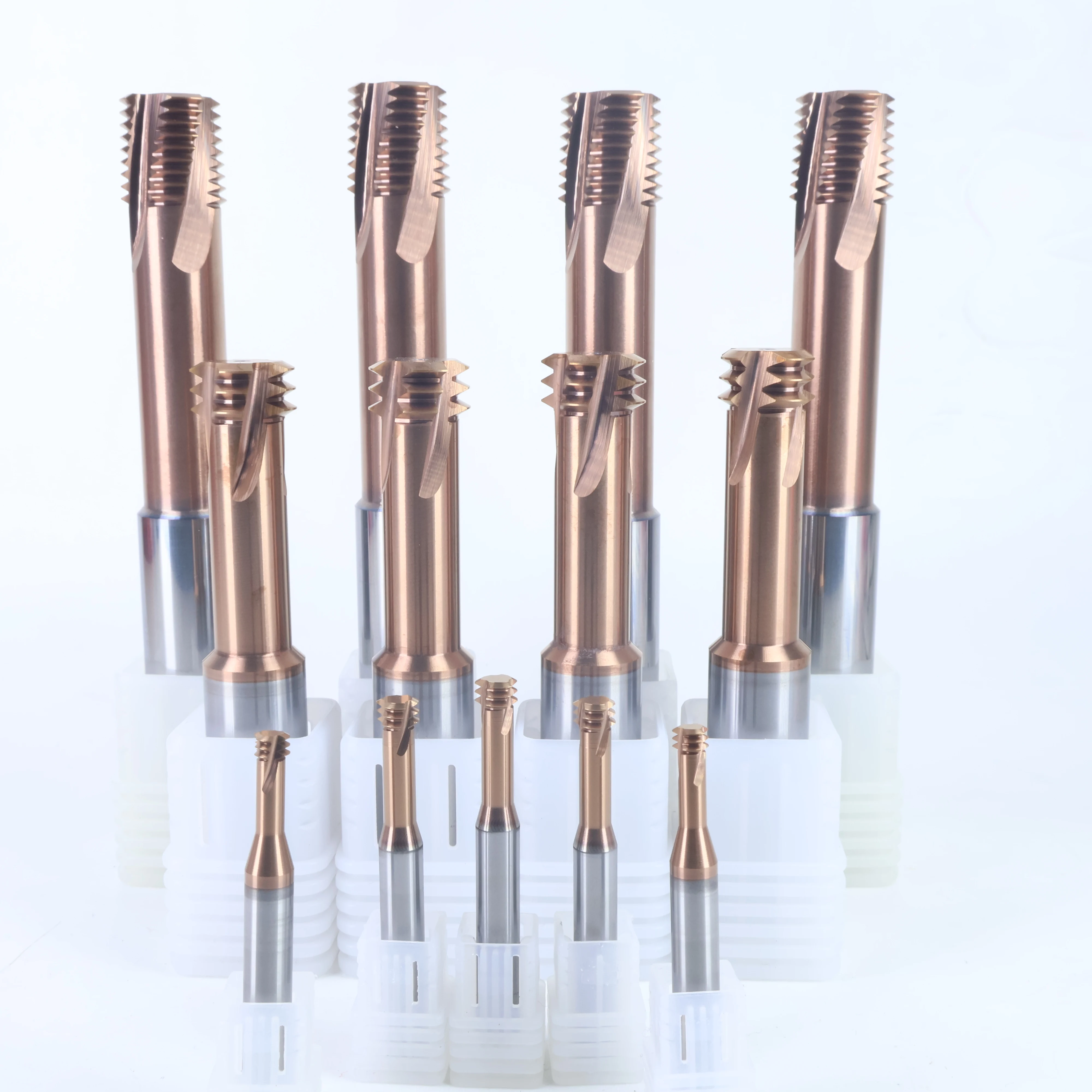 Tungsten Solid Carbide Thread Cutter Thread End Mills Non-standard Customized Thread Milling Cutter With Internal Cooling