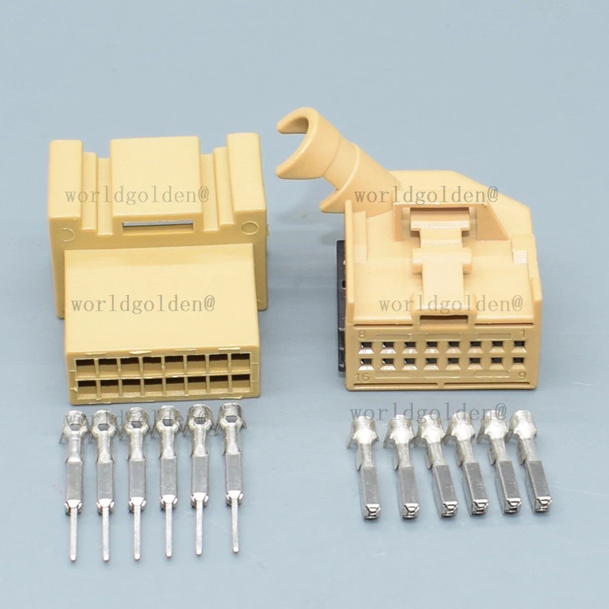 16 Pin Auto Window Lifter & Parking Radar Control Connector 8E0972416A Wiring Harness Plug With Terminals For VW Audi