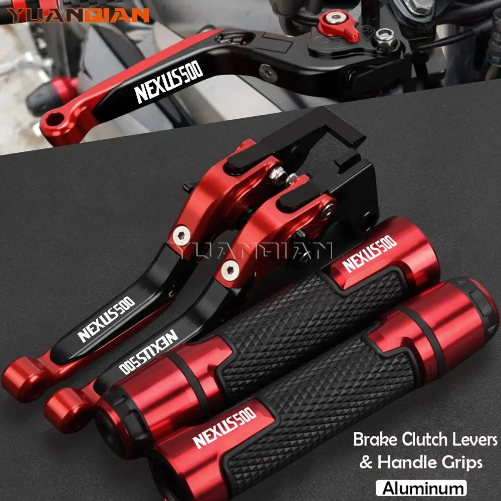 For Gilera NEXUS500 NEXUS 500 2007 Motorcycle Accessories Extendable Folding Adjustable Brake Clutch Levers Hand Handlebar grips