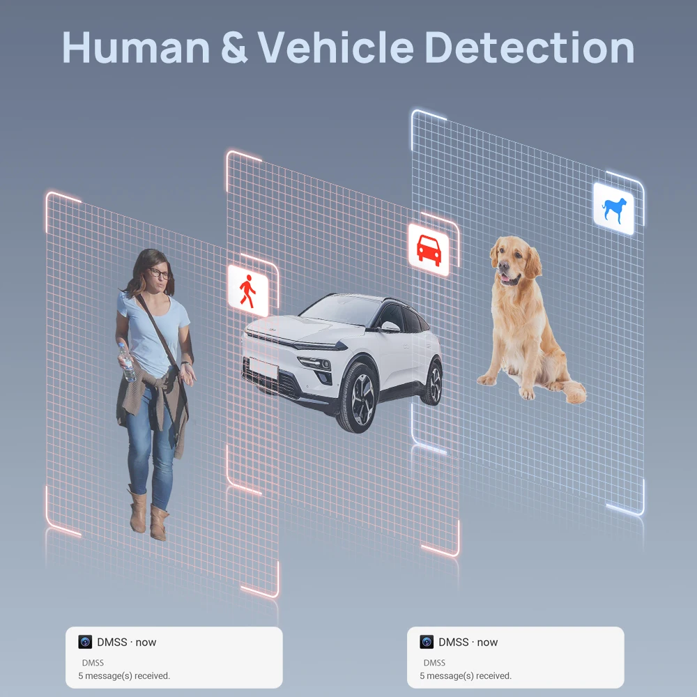 Vikylin 4ch NVR 6mp IP camera SMD 4.0 Video Security System H.265+ video recorder CCTV camera system Kit Support APP View HDD 2T