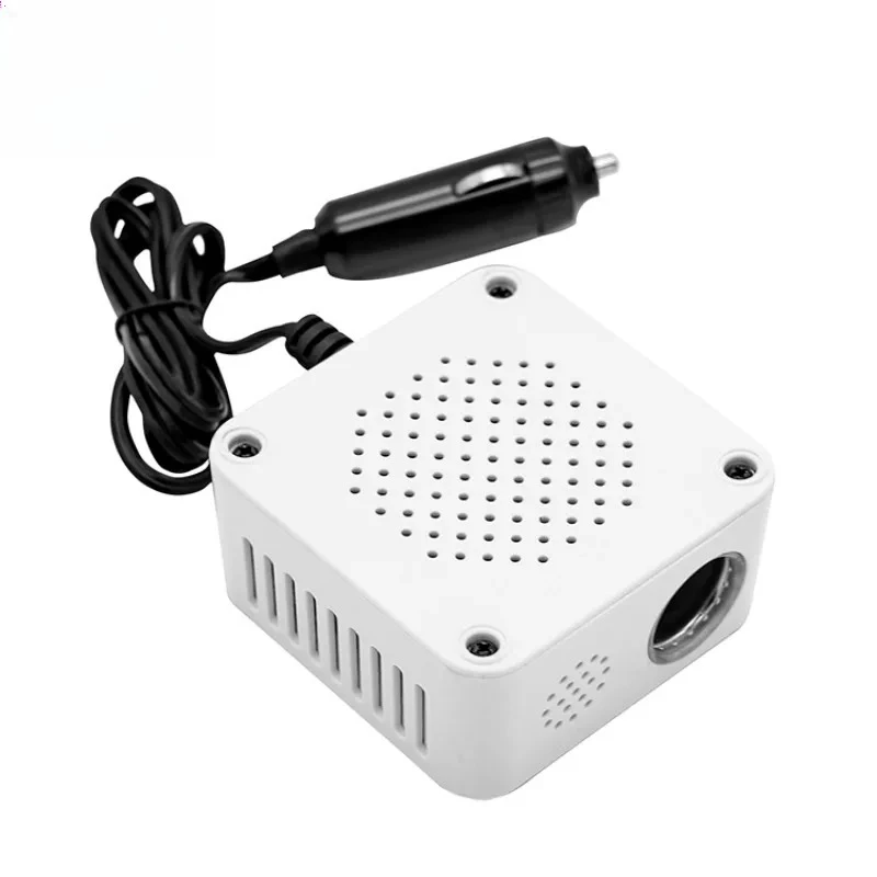 Universal 12V/24V to 110V/220V Car Power Inverter, Multi-Function Voltage Converter with USB Charging for Phone & Laptop - view 2