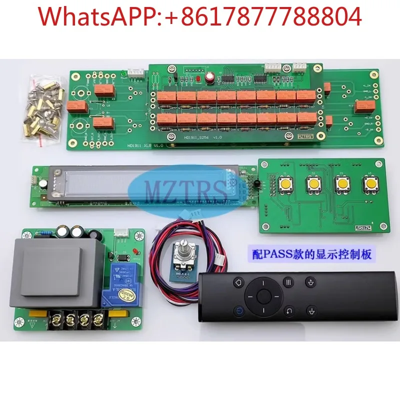 Shunt balanced relay resistor remote control volume control sound source switching board 718 military 0.1% resistor