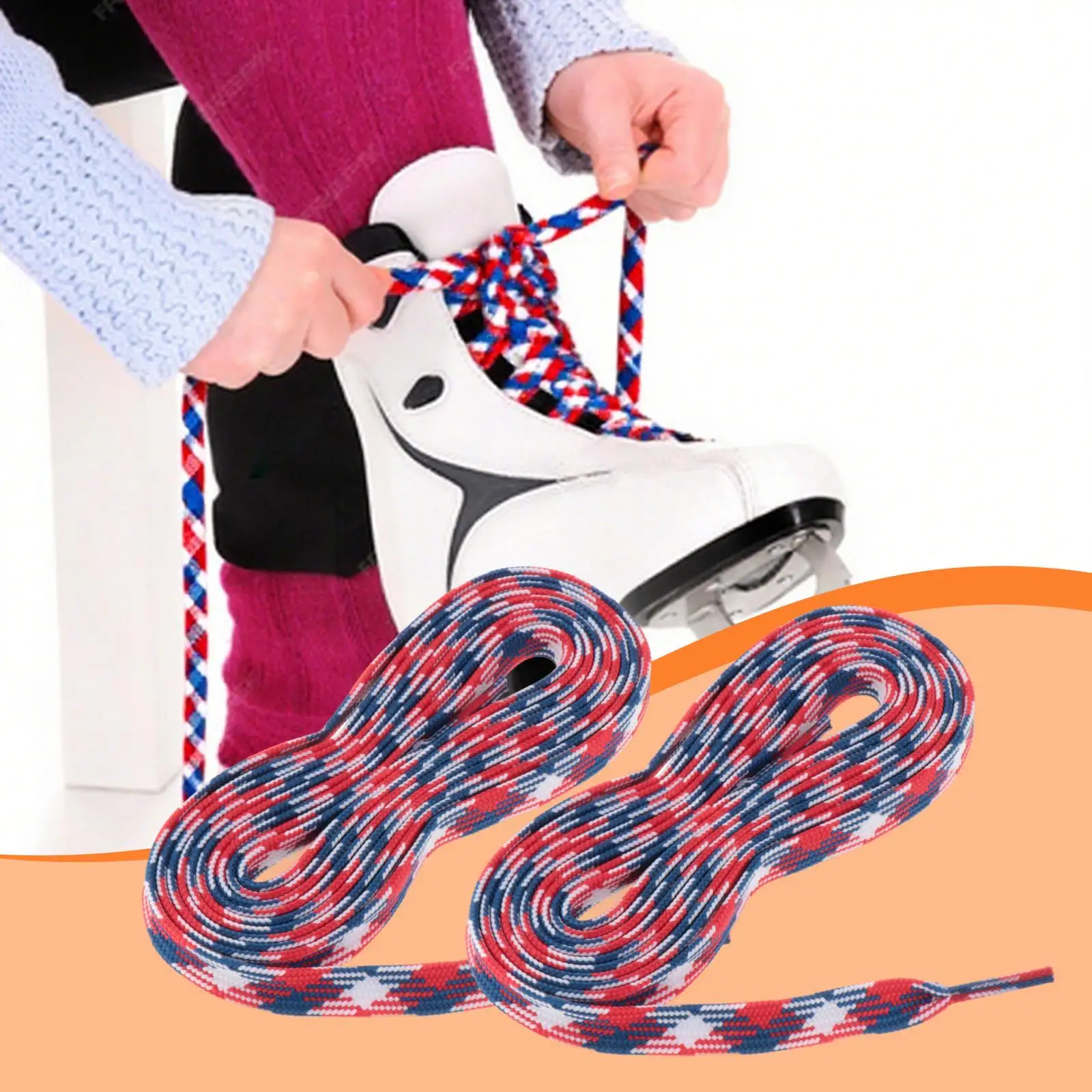 Waxed Roller Skate Laces, Wear-Resistant, Stylish And Waterproof, for Kids And